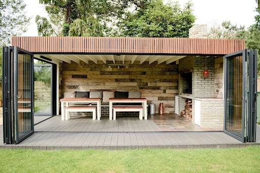 unnamed 8 - Pergola Pro Outdoor Pergola, enclosed Roof and glass stackaway doors